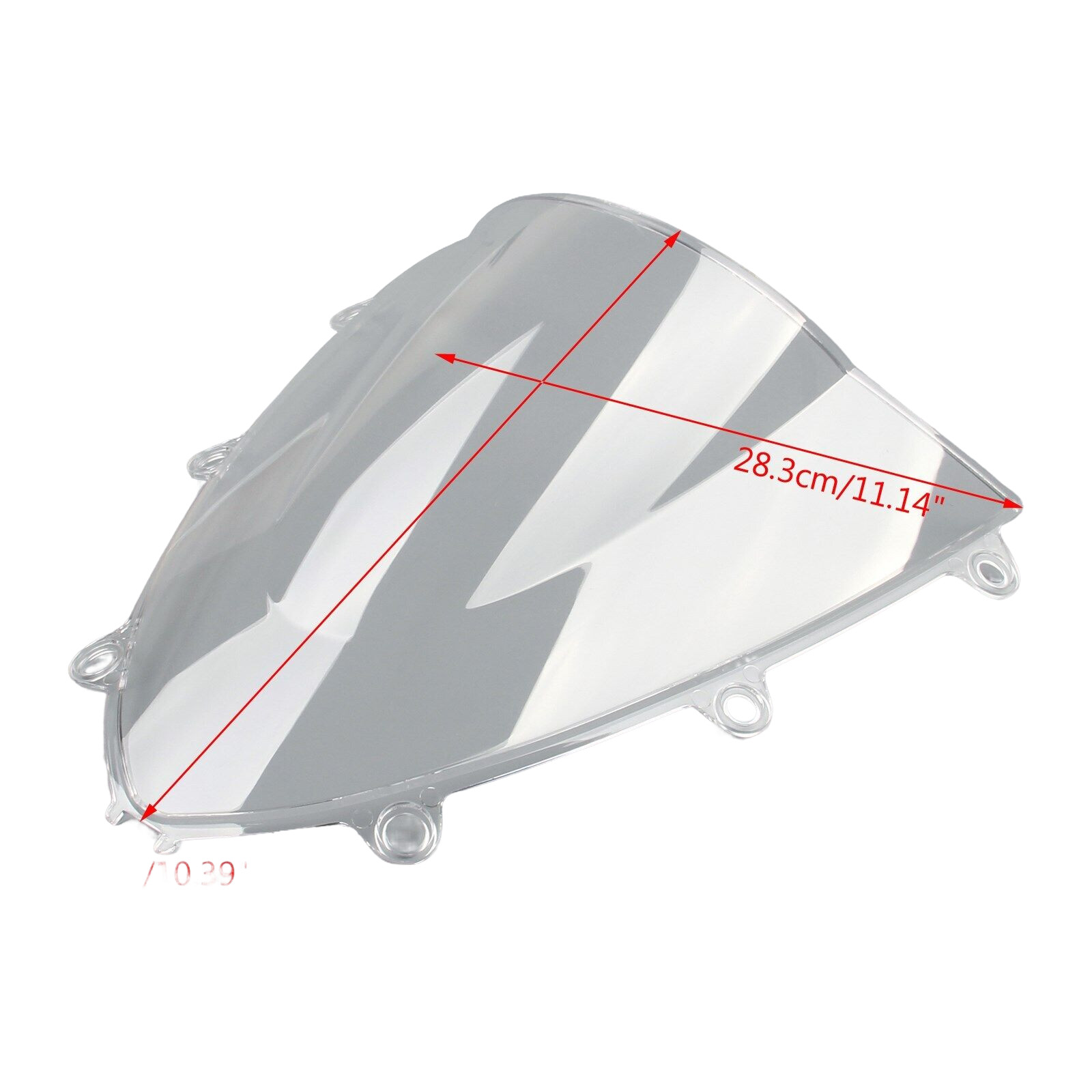 Clear Double Bubble Windscreen Windshield For 2008-2011 Honda CBR1000RR