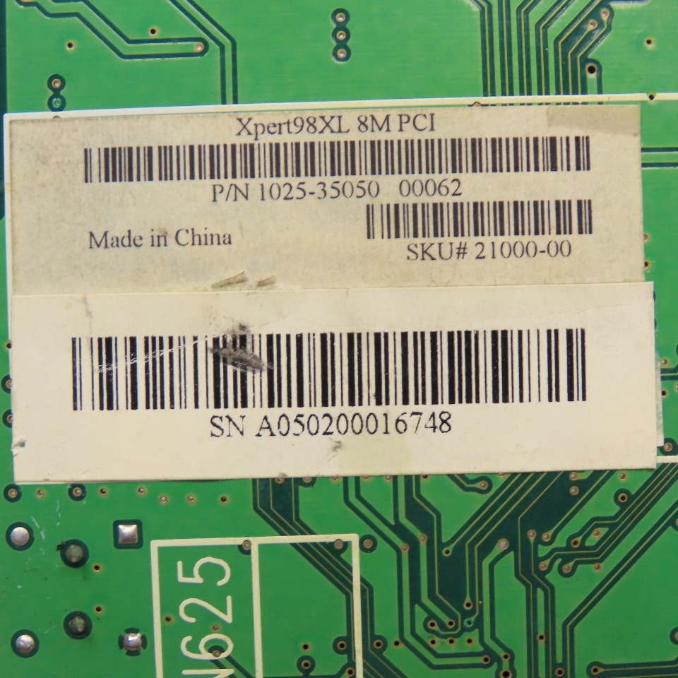 35-7779-01-SW Xpert98XL Computer Graphics Card