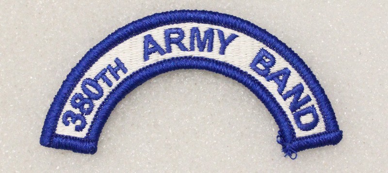 Army Patch 4878 - 380th Army Band, Army Reserves - Virginia