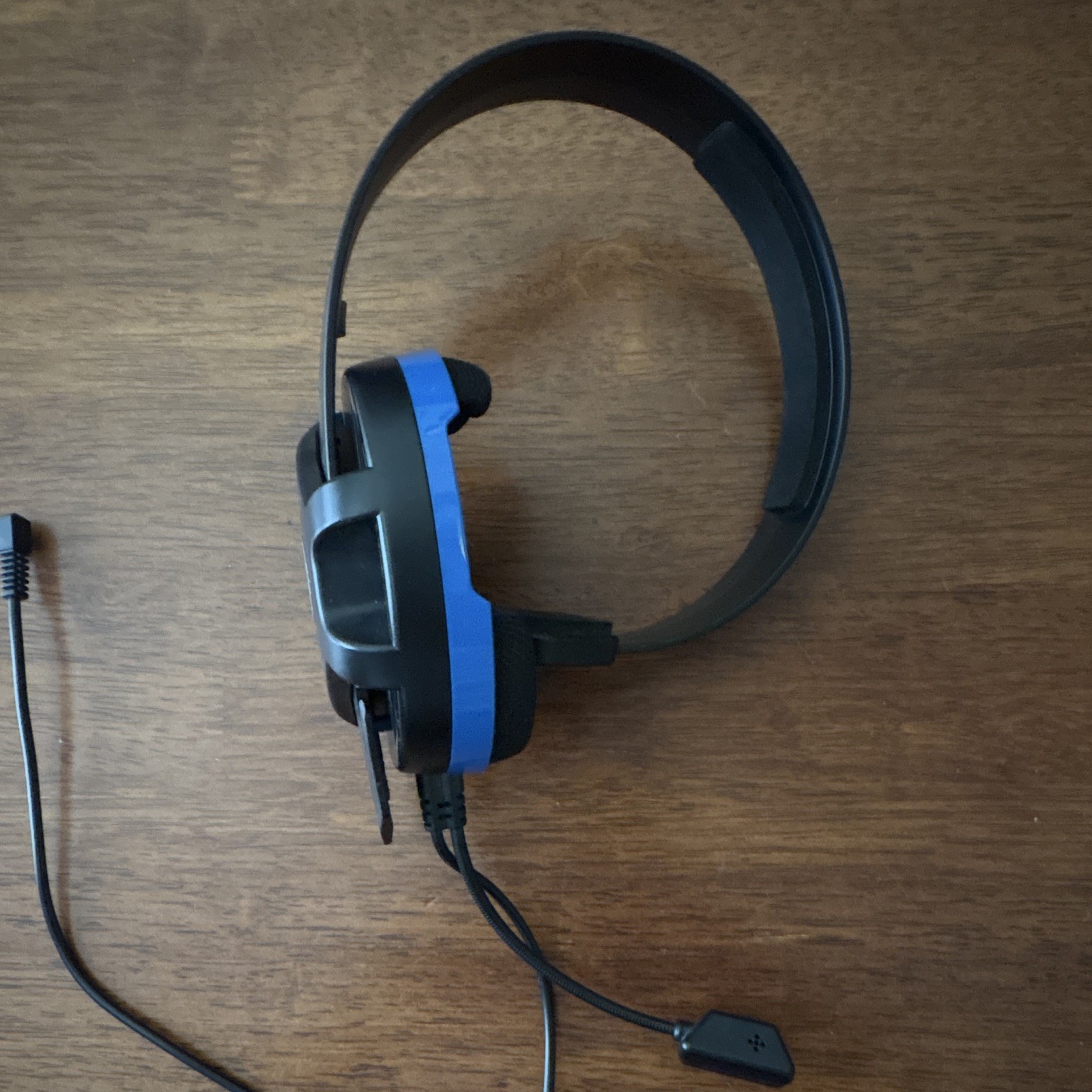 Turtle Beach Single-Ear Wired Over-Ear Headset Boom Mic 3.5mm Blue/Black