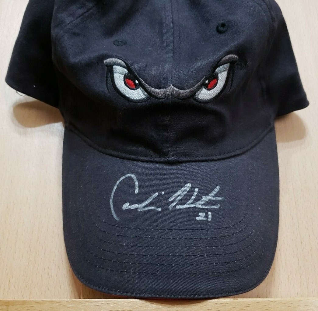 Cedric Hunter Signed Hat Baseball
