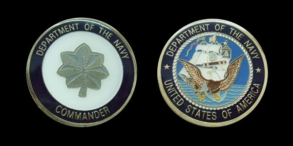 US NAVY COMMANDER CHALLENGE COIN MILITARY COLLECTIBLE COINS