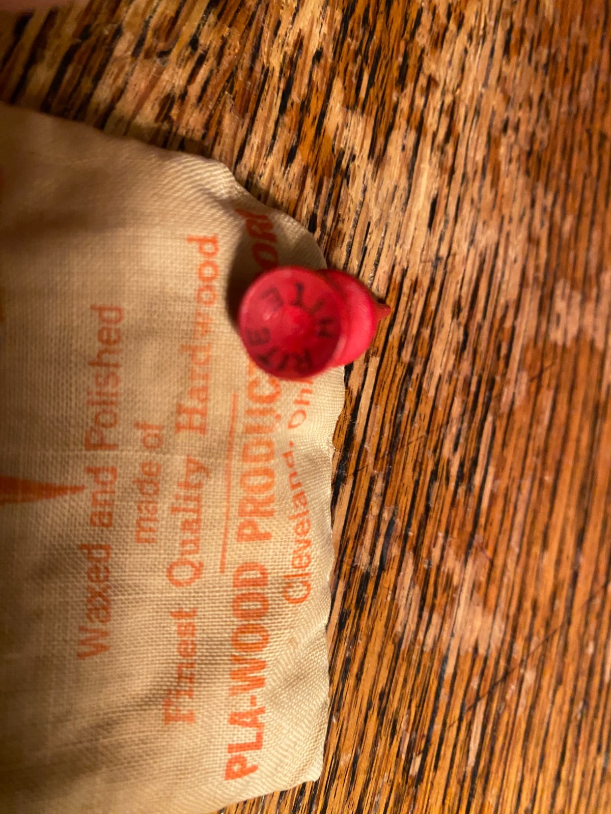 ANTIQUE VINTAGE RITE-HITE GOLF TEE BAG