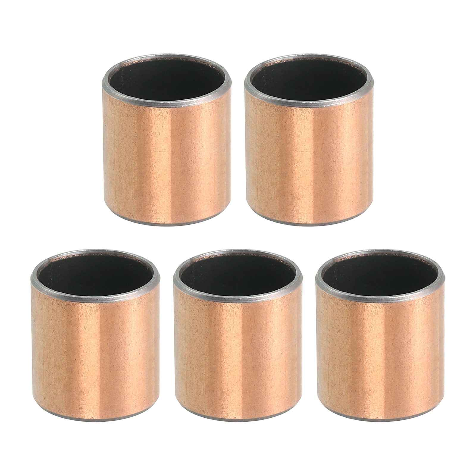 5 Pcs Sleeve Bearing 5/8" Bore x 23/32" OD x 3/4" Length Wrapped Oilless Bushing