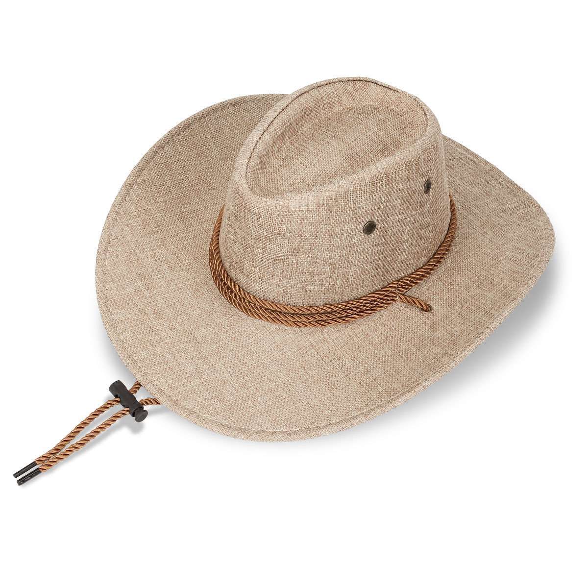 Mens Women Cowboy Fedora Hat Summer Wide Brim Linen Mesh Bucket Cap Outdoor Hats