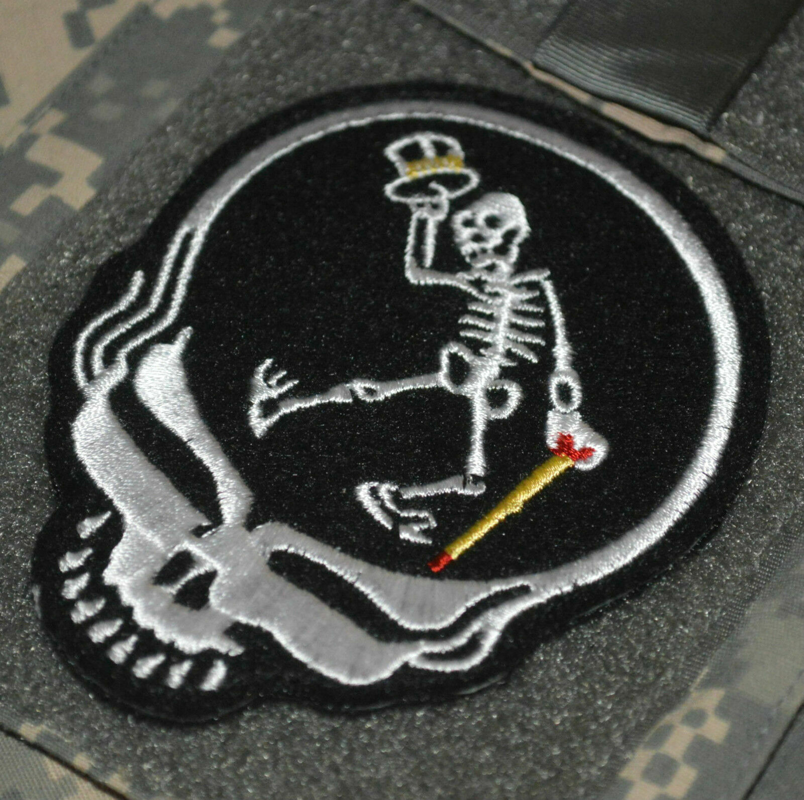 PRIVATE MILITARY CONTRACTOR SECURITY SERVICES GROC AEGIS vêlkrö PATCH: PMC SKULL