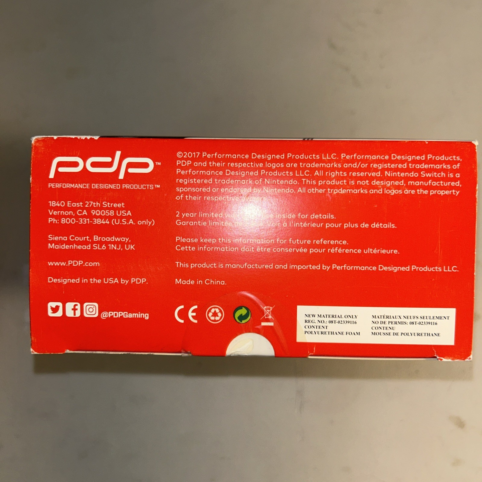 PDP AfterGlow LVL 1 Chat Communicator for Nintendo Switch, Sealed