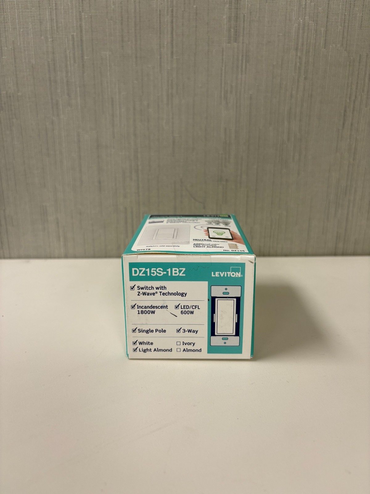 Leviton (DZ15S) Decora Smart Switch, Wi-Fi