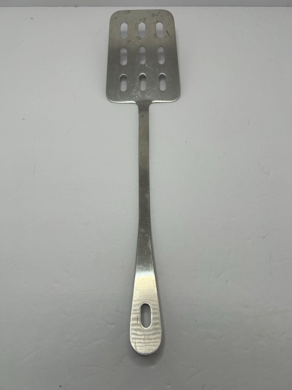 KNOBLER 18-8 STAINLESS STEEL SLOTTED SPATULA, APPROX 14.25” Long Japan Heavy