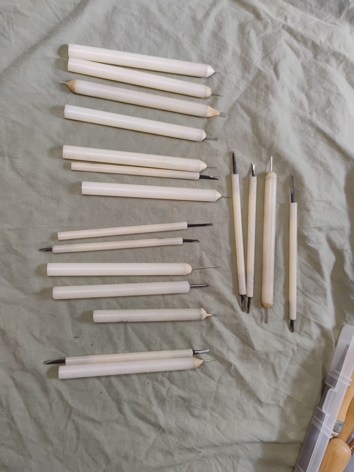 Lot Vintage Pottery Tool Set Clay Sculpting Modeling Ceramics Art Kit