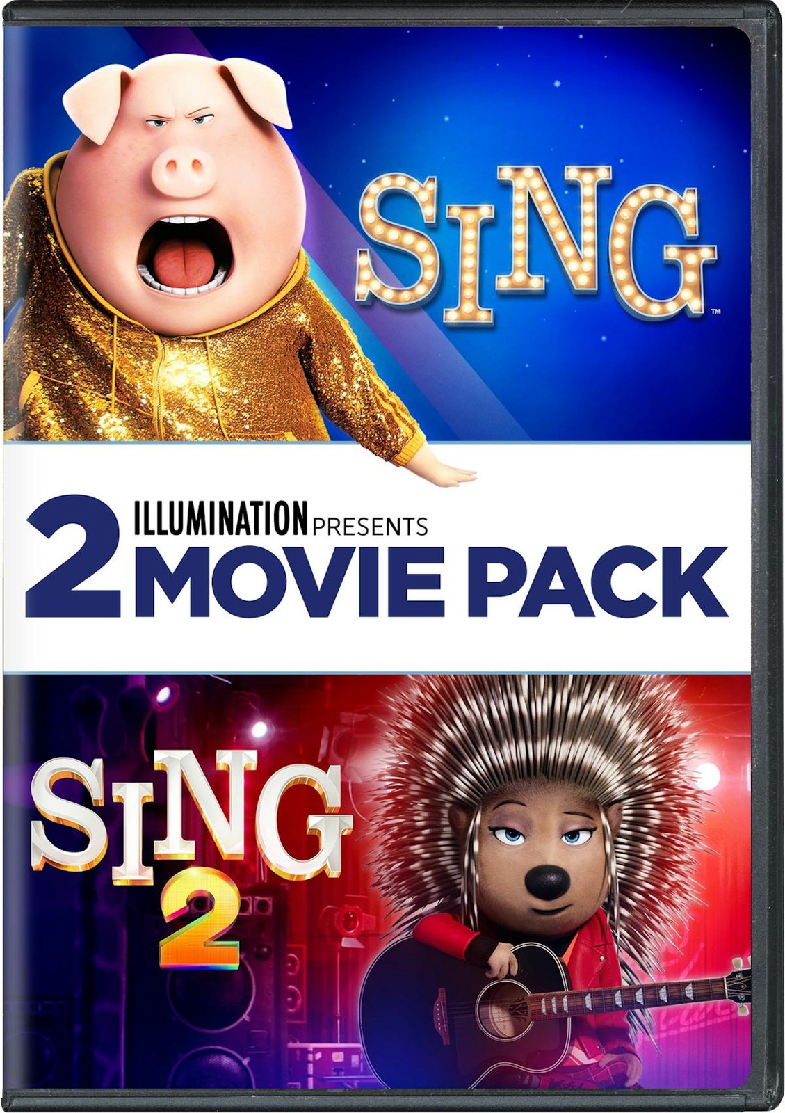Sing / Sing 2 DVD Matthew McConaughey NEW