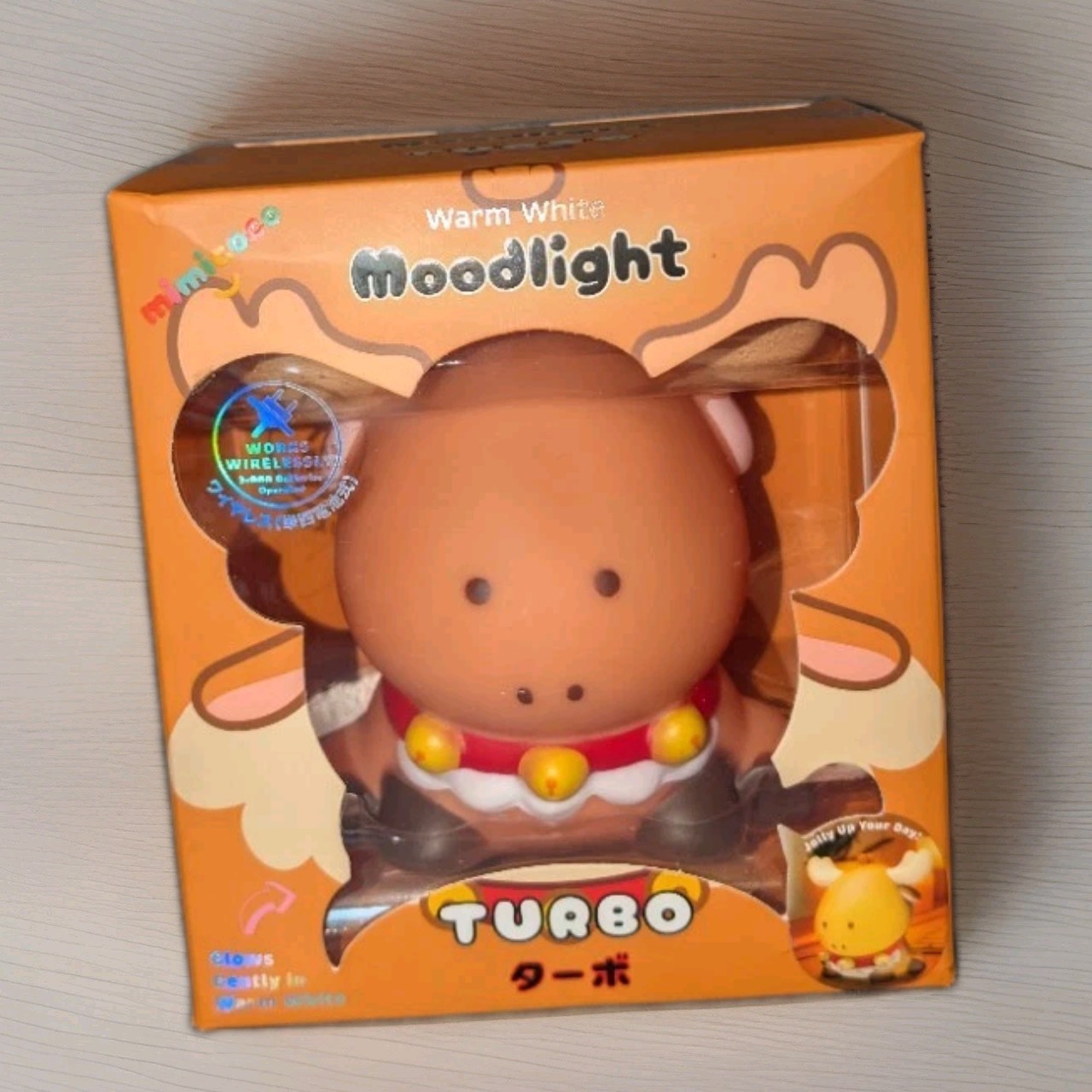 NEW MOODLIGHT TURBO MOOSE NIGHT LIGHT MOOD LIGHT MOOSE GLOWS WARM WHITE