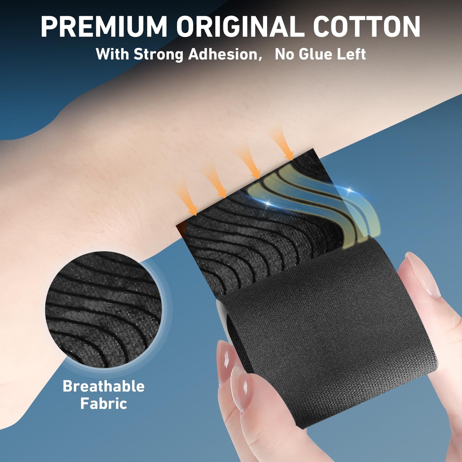 PreCut Kinesiology Tape for Knees, 12 PCS Waterproof Knee Tape for Knee Pain ...