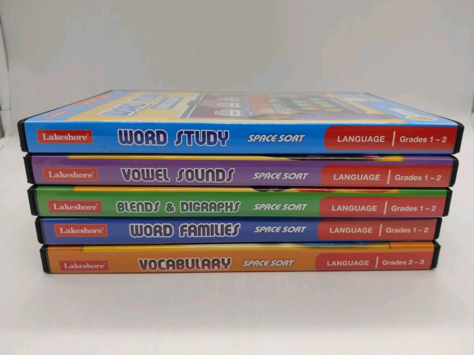 Lakeshore Learning Space Sort PC CD-Rom Word Study Families Vocabulary Blends