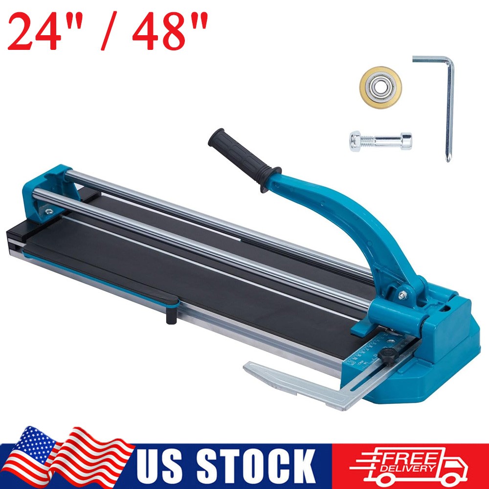 24" / 48" Manual Tile Cutter Ceramic Porcelain Cutting Machine with Laser Guide