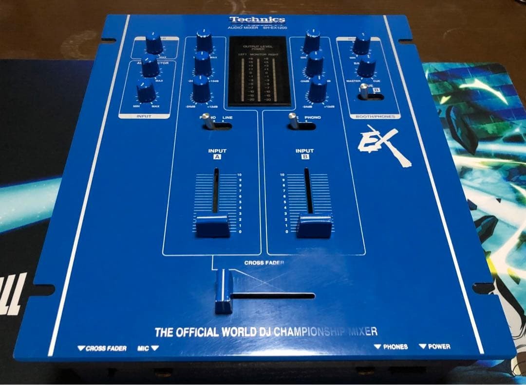 DJ mixer, Technics SH-EX1200 Blue, working condition confirmed (battle mixer),