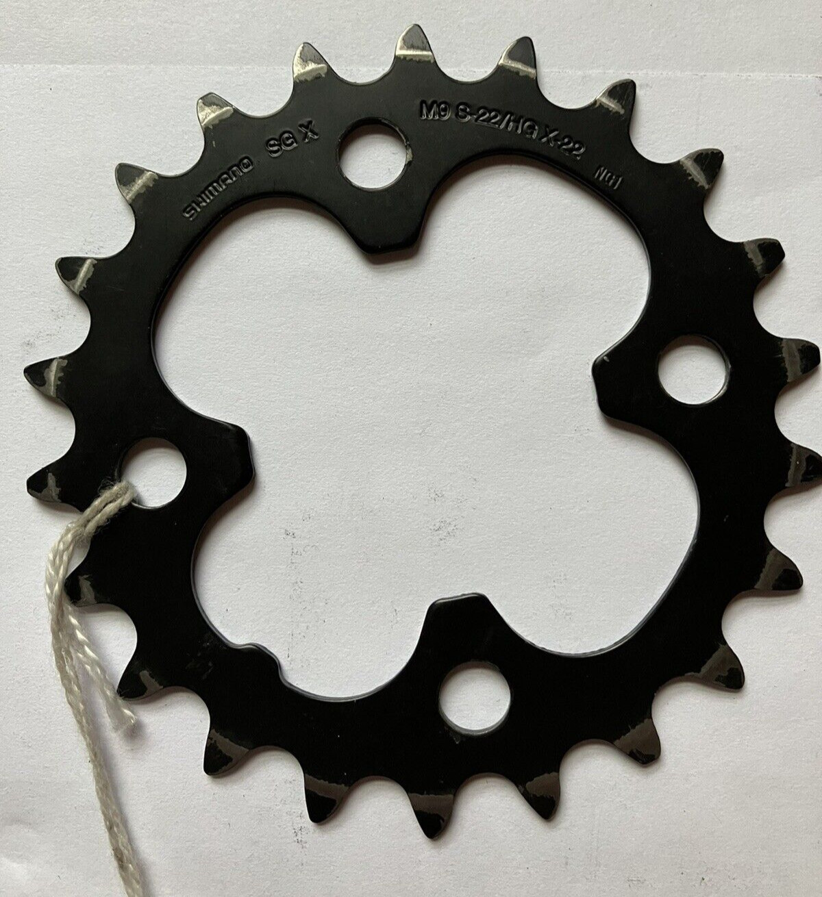 Shimano SG-X 22tooth 64mm BCD Steel Black 4 Bolt Chainring