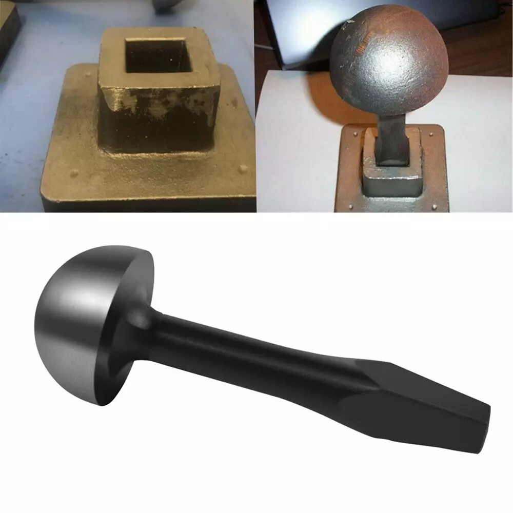 Blacksmith Tinsmith 4"Ball Mushroom Stake Pexto Taper Shank Large Pexto Plate