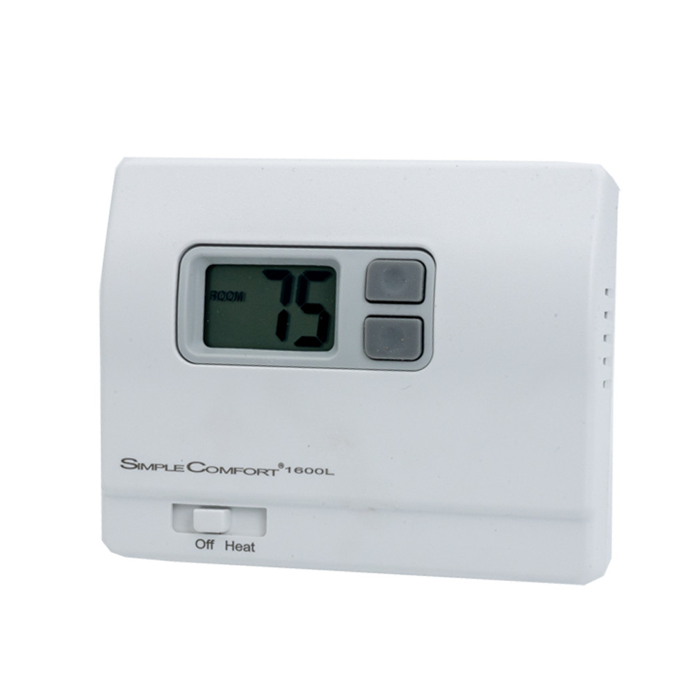 ICM Controls SC1600L Non-Programmable Digital Thermostat, Heat Only