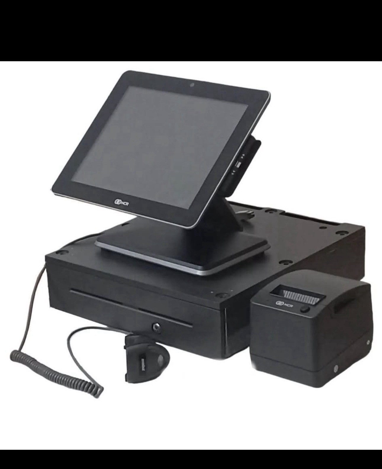 NCR POS System Touchscreen Terminal, Cash and Credit Receipt Printer Complete