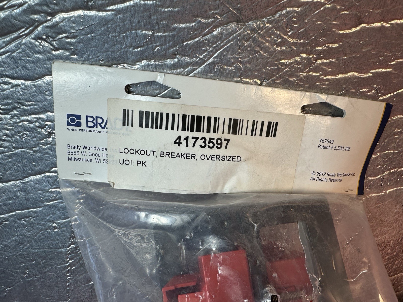 BRADY 4173597 LOCKOUT 65321