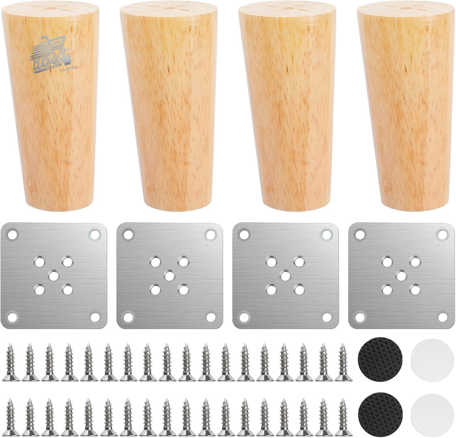 4 pcs wooden furniture feet 10cm, furniture feet, furniture legs, legs
