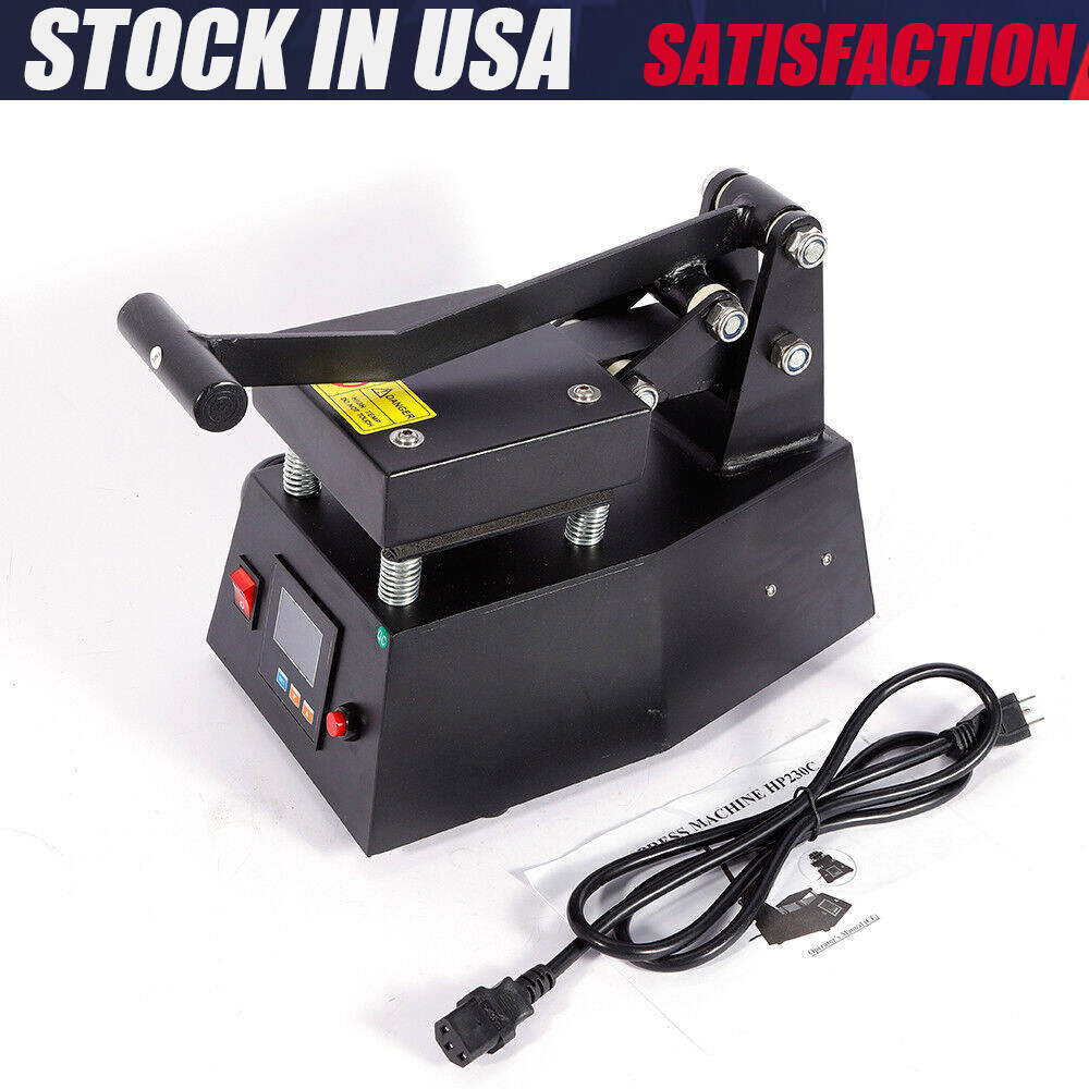 110V Digital Heat Press Machine DIY Press Single Heater small size material 600W