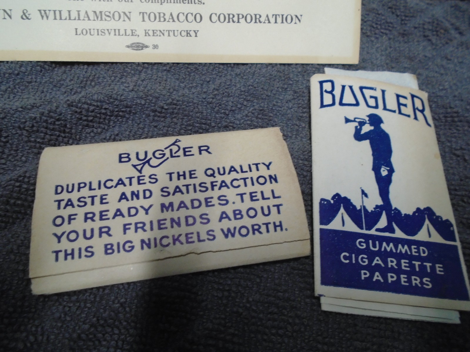 Vintage Bugler Rolling Machine in Original Box