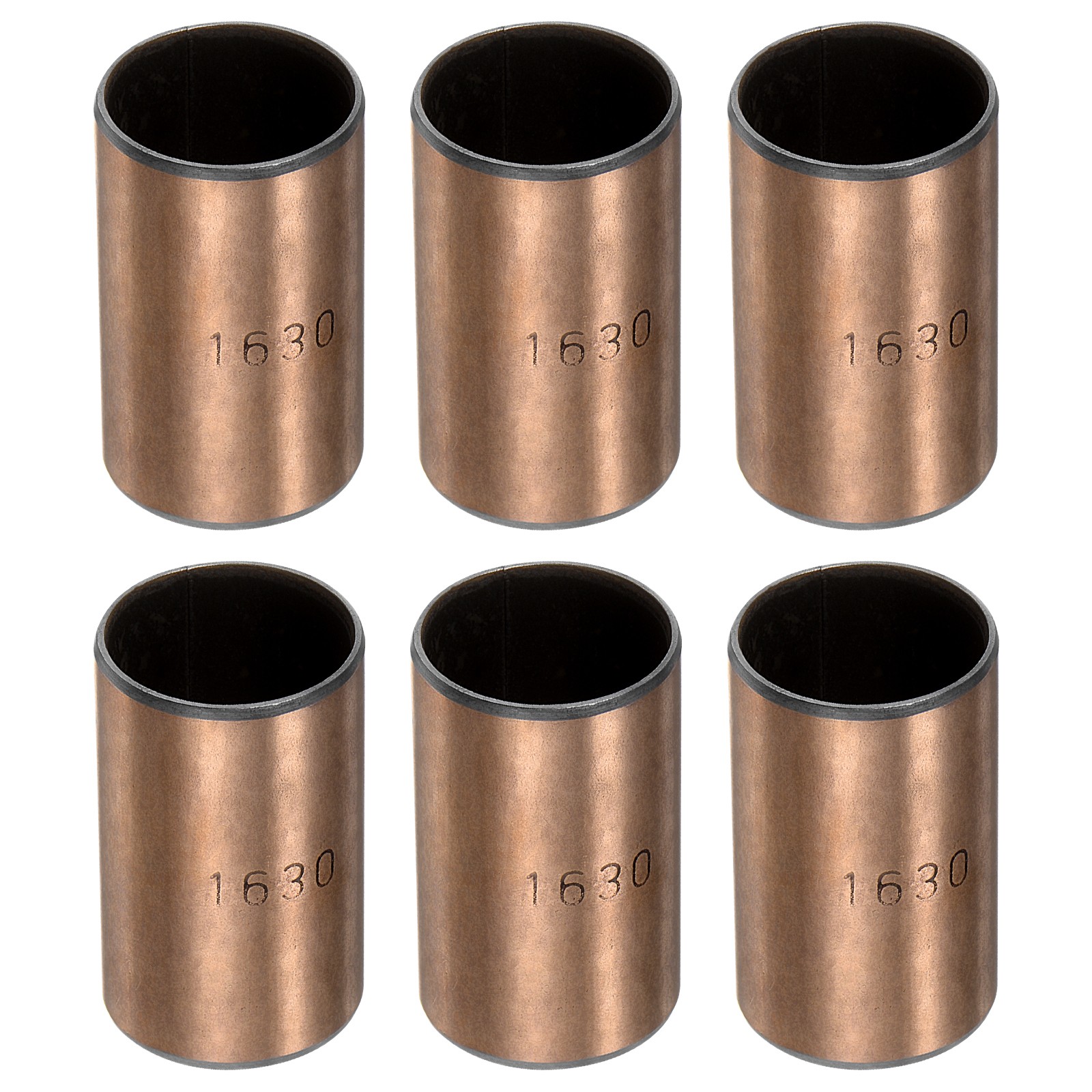 Sleeve Bearings 16mm Bore x 18mm OD x 30mm Length Wrapped Oilless Bushings 6pcs