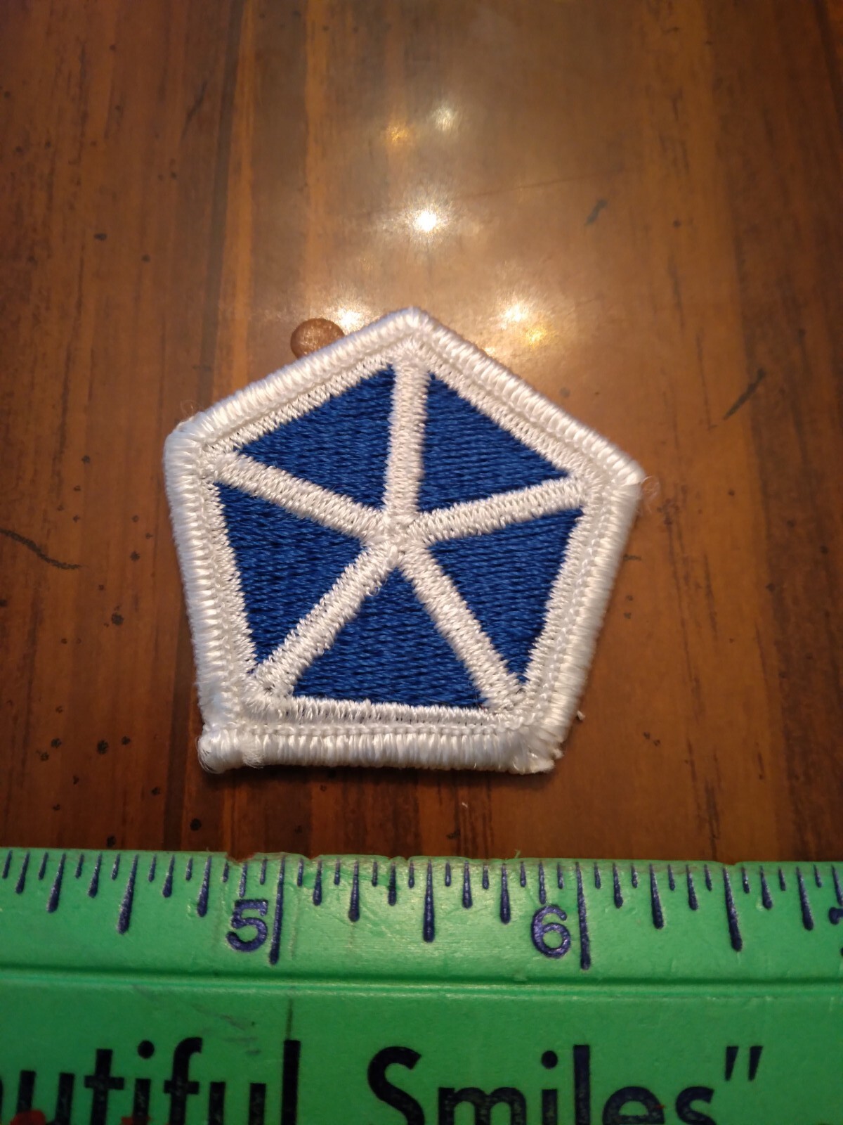 U S Army 5th Army Corps Color SSI- Patch  (24-096)