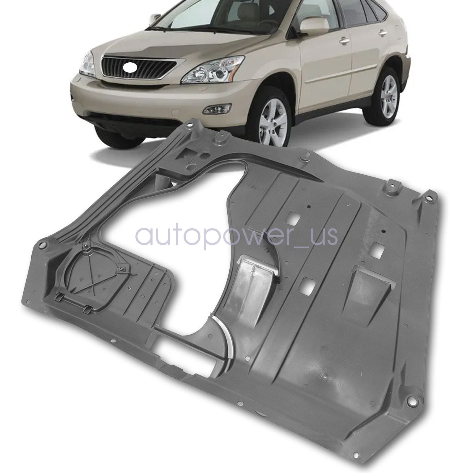 Front Engine Under Splash Shield Cover For 2007-2009 Lexus RX350 Base 514400E020