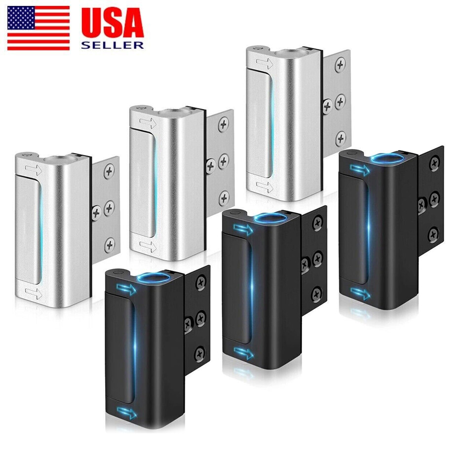3-PACK Home Security Door Lock Childproof Door Reinforcement Lock Upgrade Design