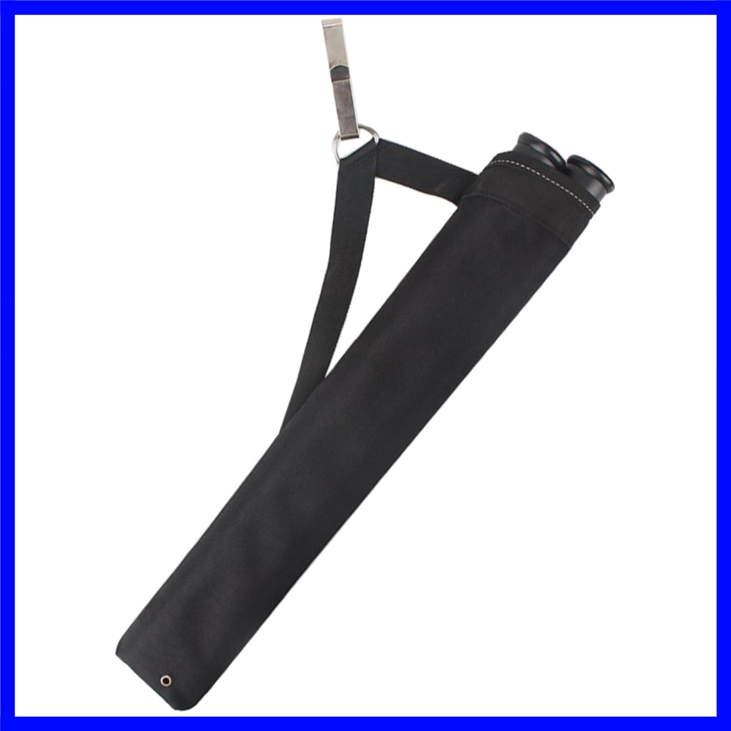Archery 2 Tube Hip Arrow Quiver Waist Hanged Carry Bag with Hook for Target S...
