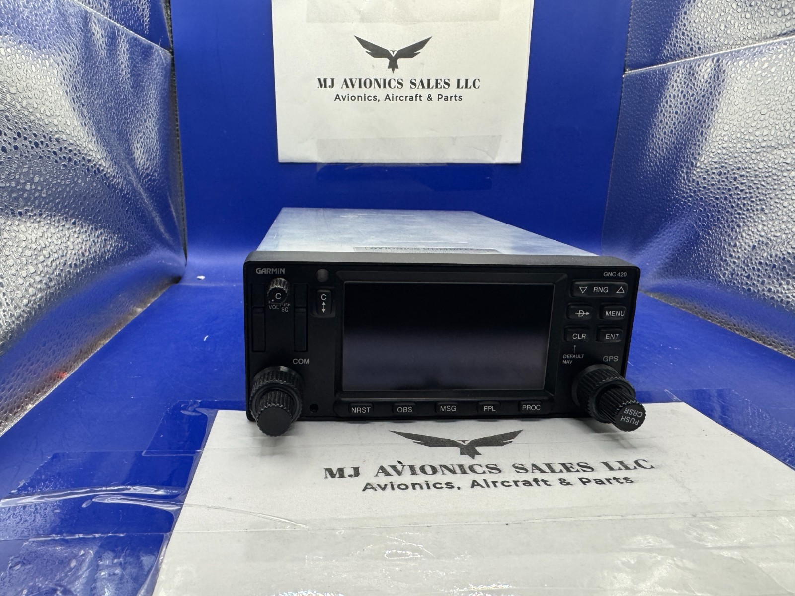 GARMIN GNC 420W WAAS GPS/COMM 14/28 VDC P/N 011-01058-00 WITH FAA FORM 8130
