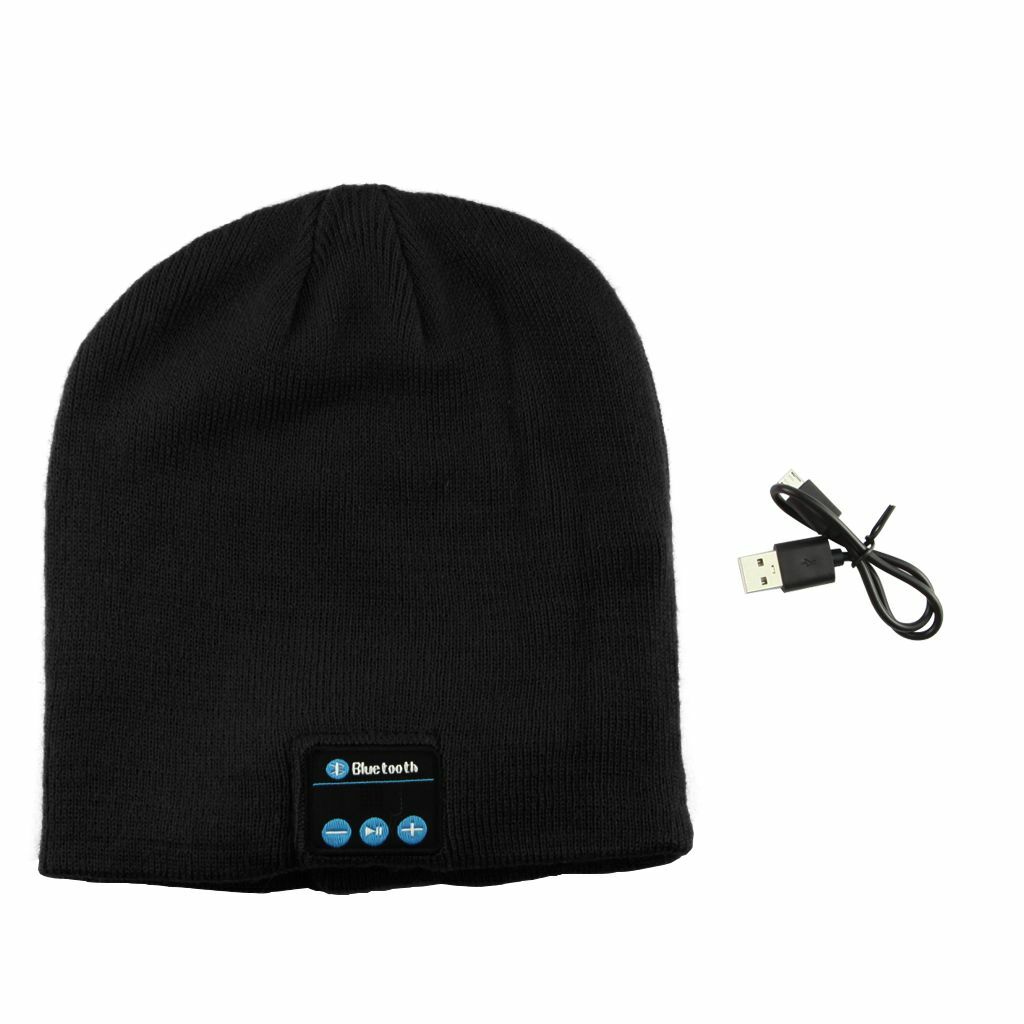 Soft Beanie Hat Warm Headset Headphone Speaker Mic Wireless Bluetooth Smart Cap