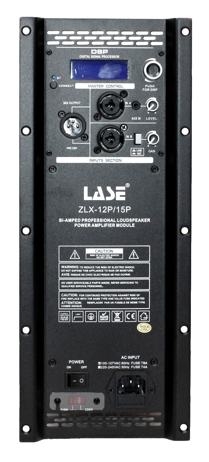 Replacement Amplifier For Electro Voice EV ZLX 12P/15P w/Bluetooth