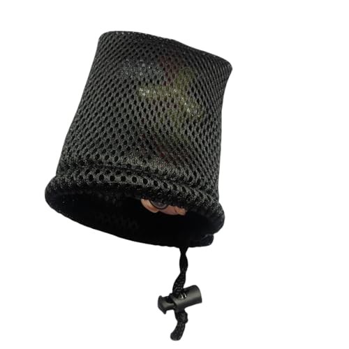 Small Mesh Bags,Black Nylon Mesh Drawstring Bags Drawstring Net Bag Small