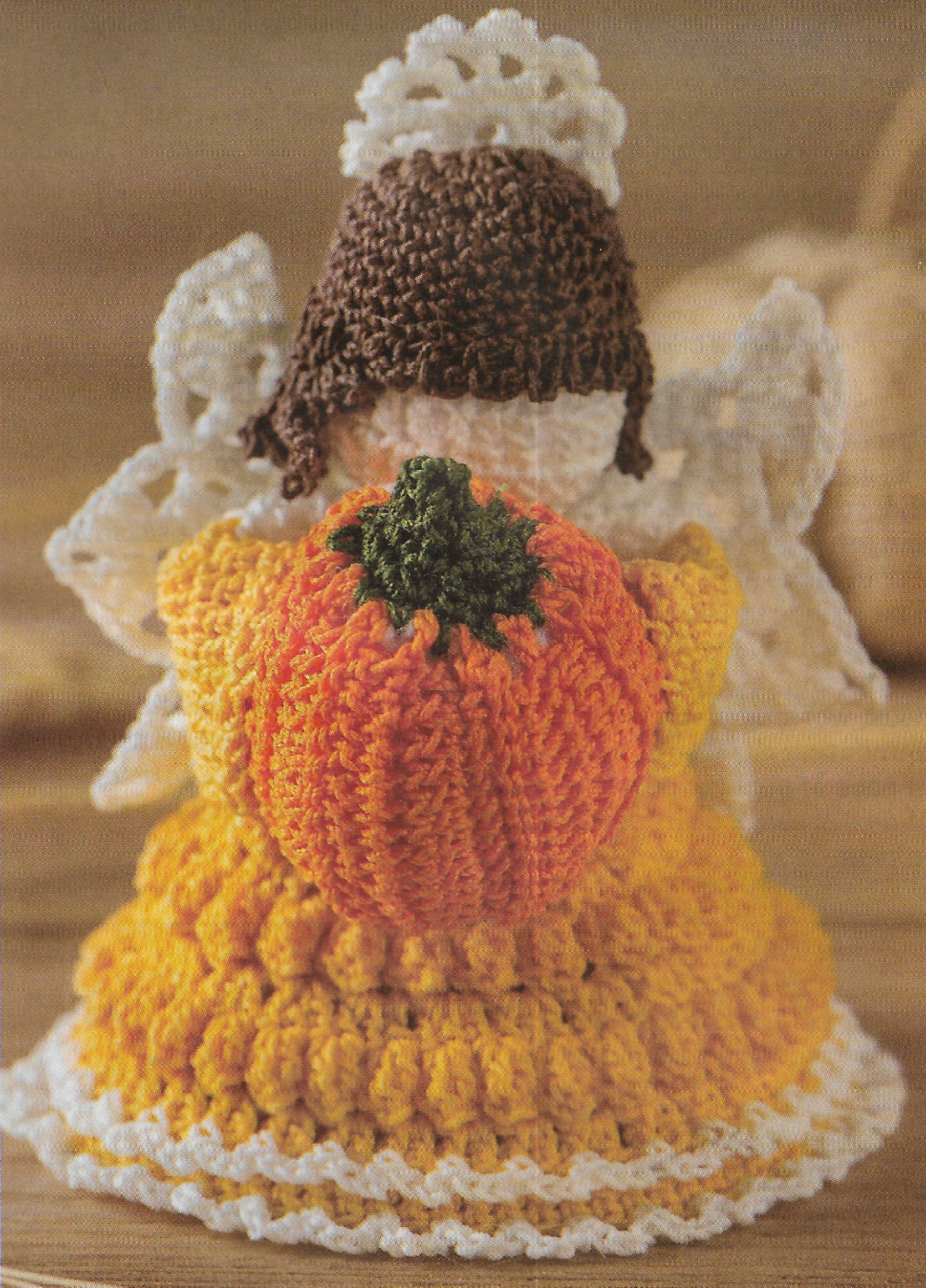 Harvest Blessings Angel crochet pattern instructions