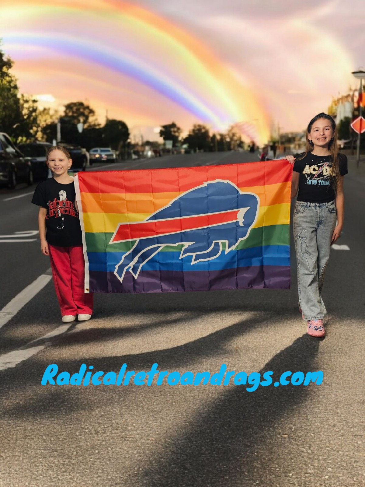 Buffalo Bills Pride 3x5 ft Flag Banner Football ● FREE SHIPPING ●