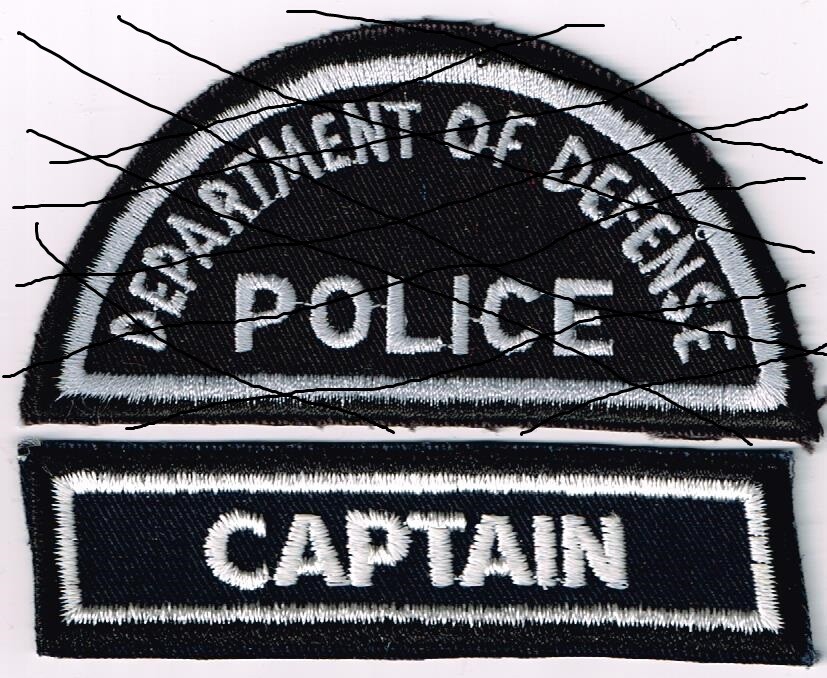 old style DOD Police Captain patch