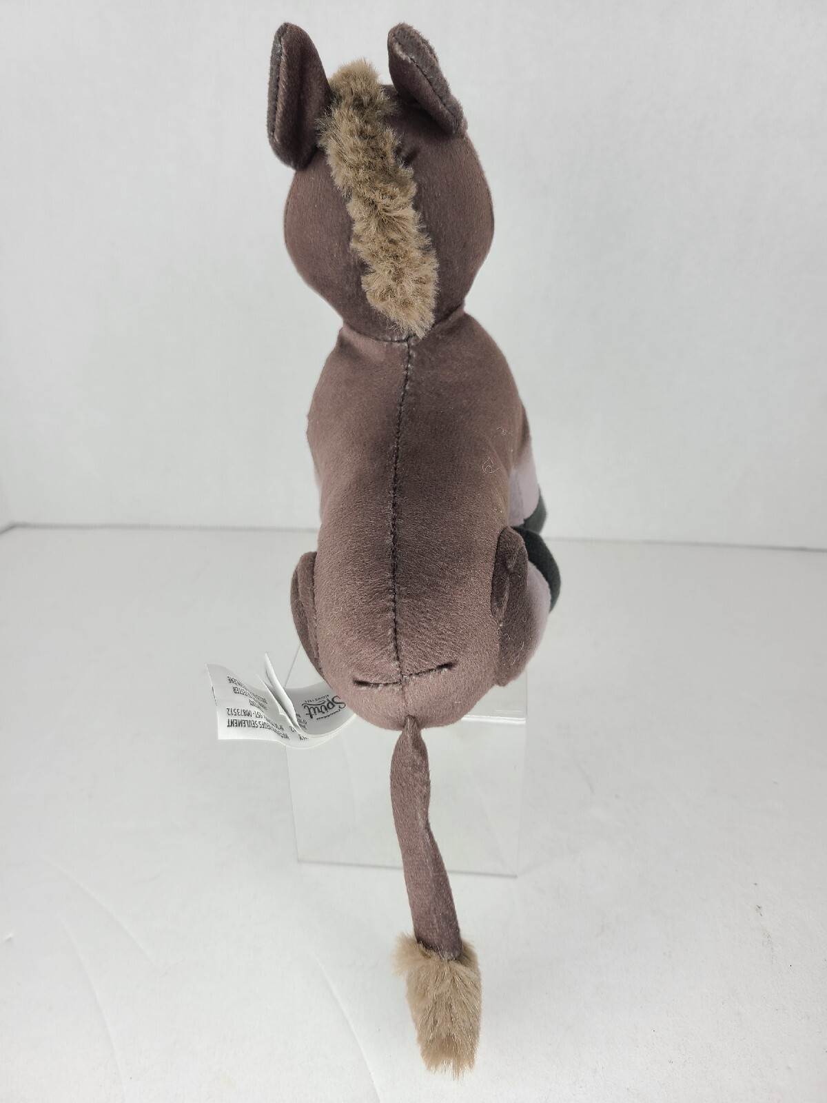 DreamWorks Spirit Riding Free Señor Carrots Donkey Plush Stuffed gray 8"