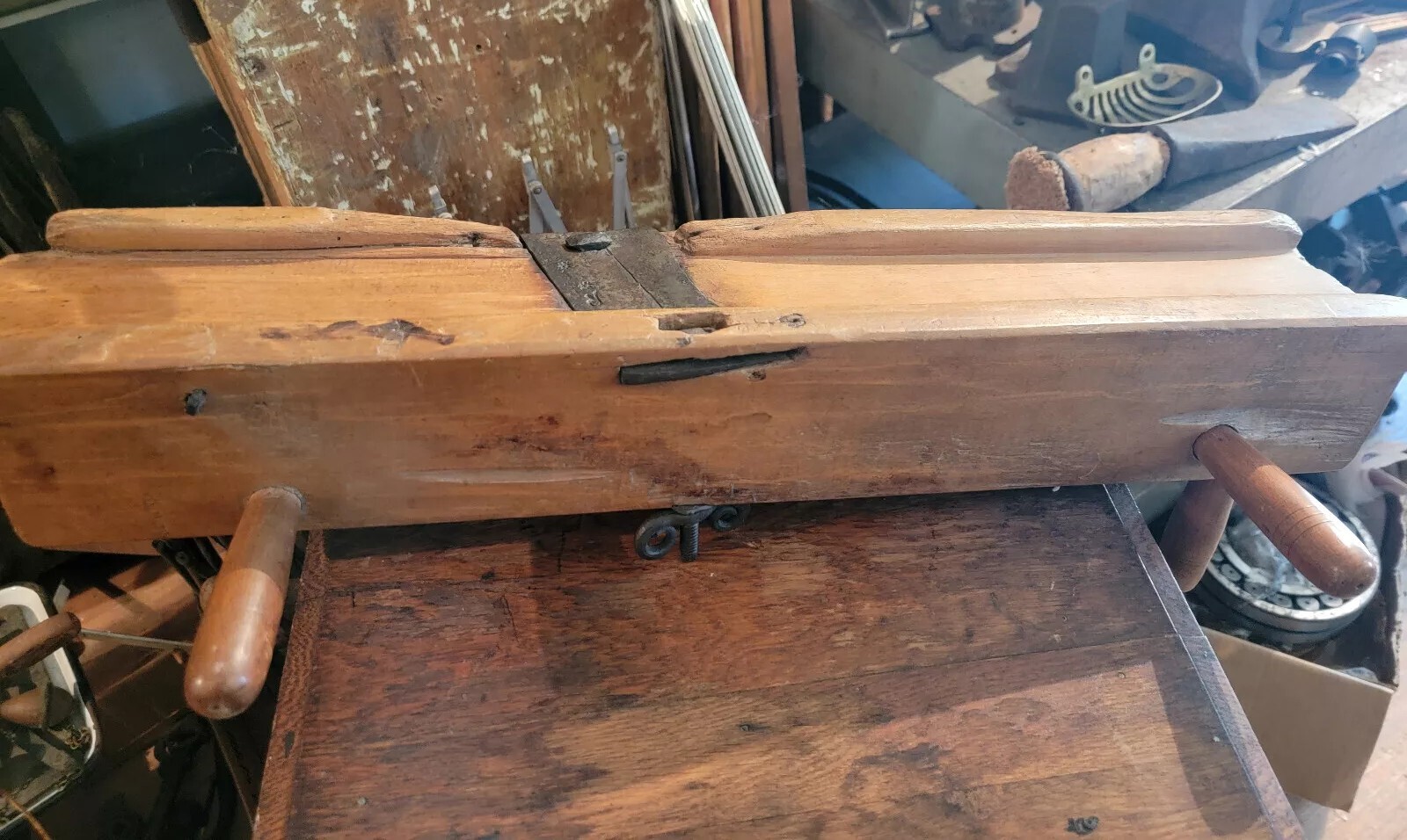 Antique Primitive 1764 Wood Plane