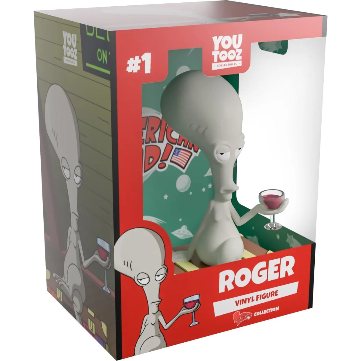 Youtooz: American Dad! Collection - Roger Vinyl Figure #1