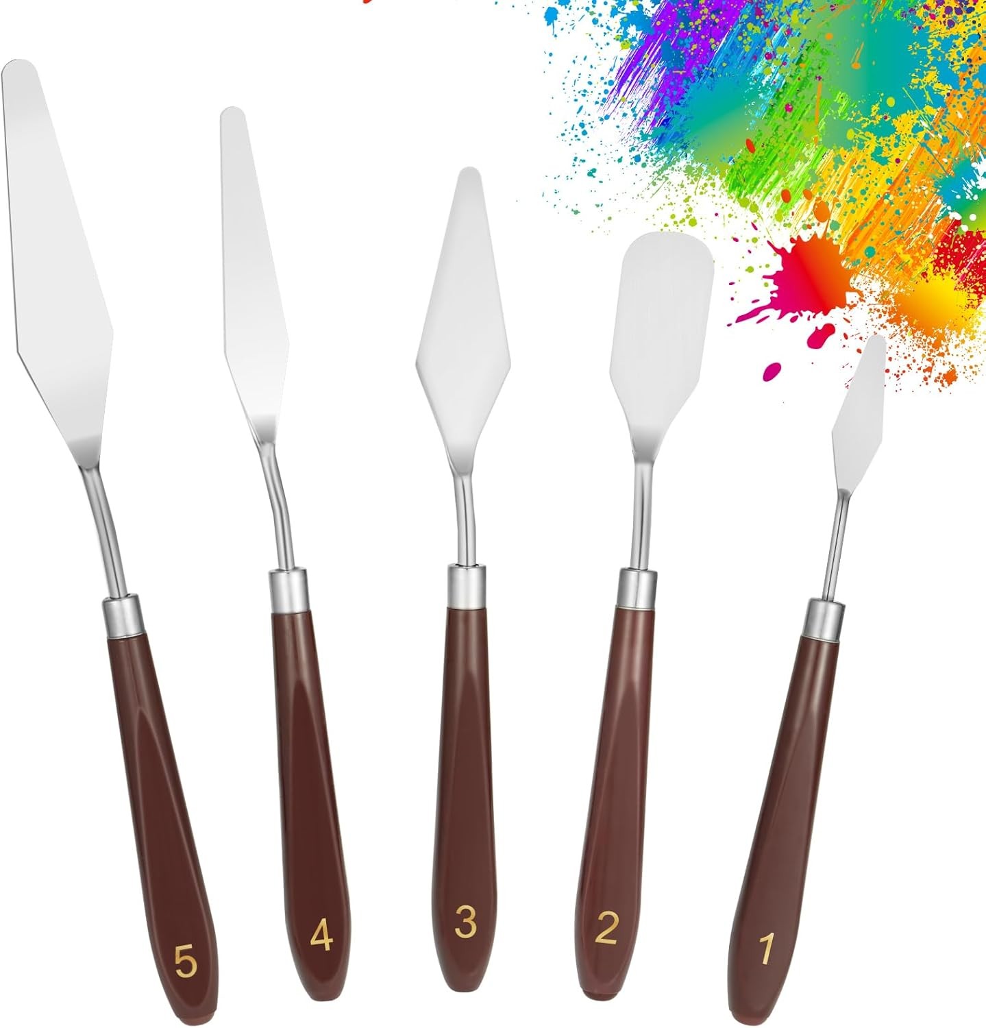 Palette Knife, Stainl Steel Spatula Palette Knife set, Pallet Knife,