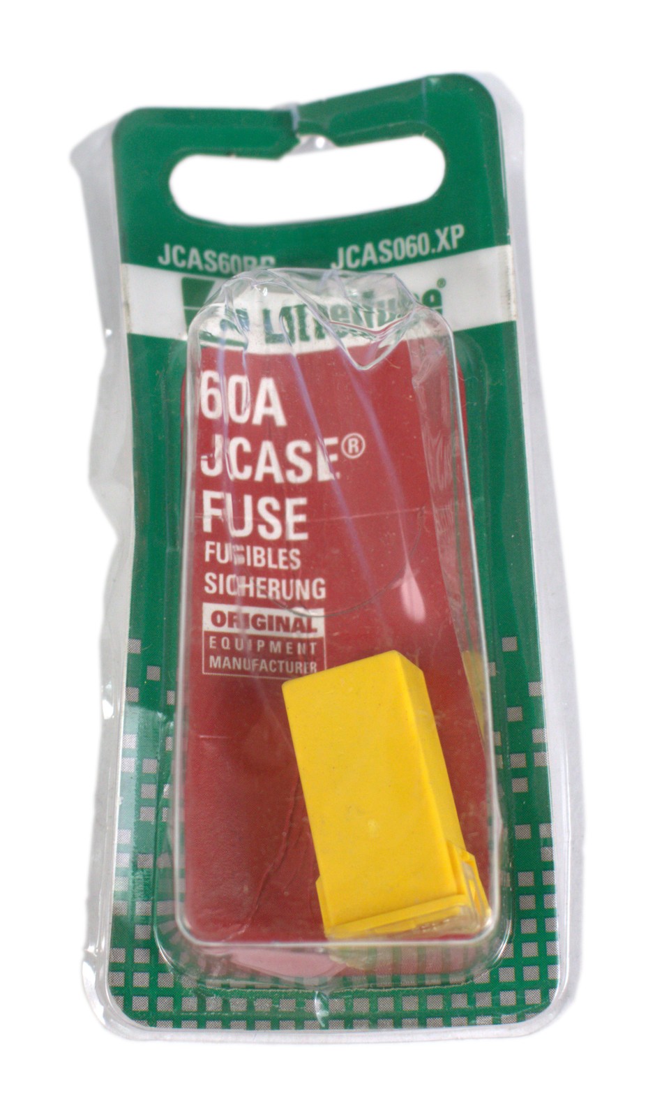 Littelfuse Replacement JCASE Style Fuse Tail Version 60A 32VDC Model ID JCAS60BP