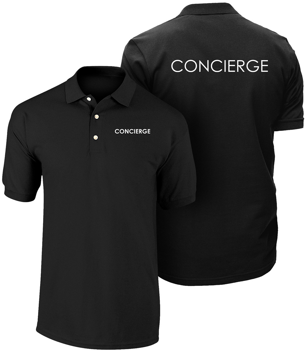 Concierge Polo shirt, Hospitality Polo, Hotel, Employee, Occupational, Staff