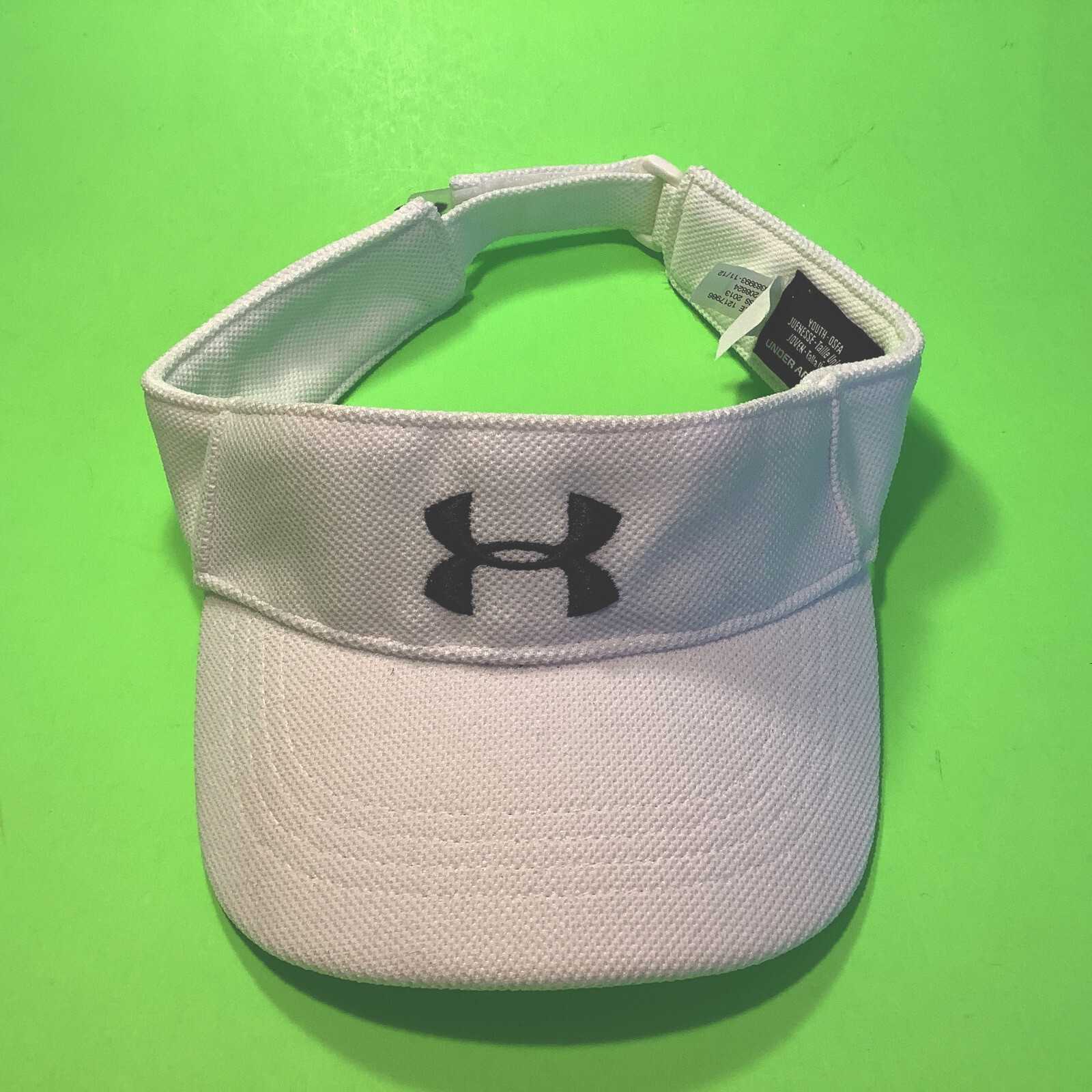 UNDER ARMOUR Women’s Sport Visor ONE SIZE White w/Black NEW
