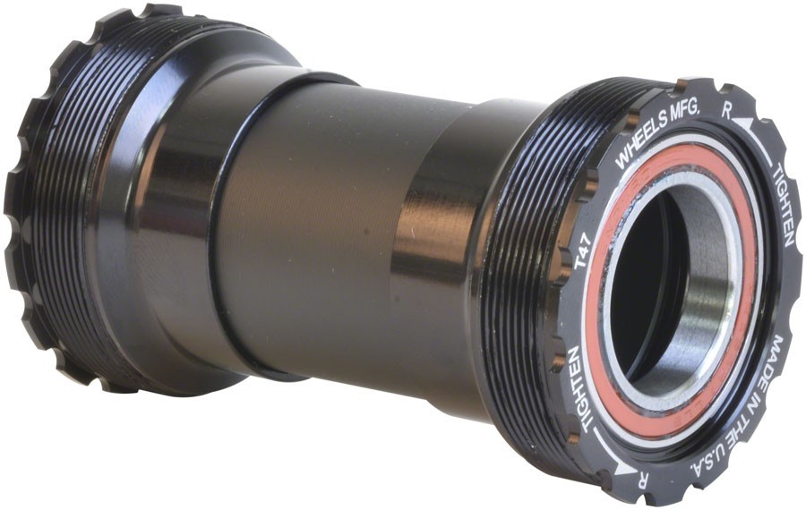 Wheels Manufacturing T47 Inboard Bottom Bracket w/ Angular Contact 24mm Shimano