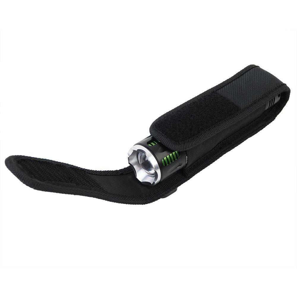 2-Pack Flashlight Battery Pouch Holster Holder for 5"-7" Flash Light FENIX UC30