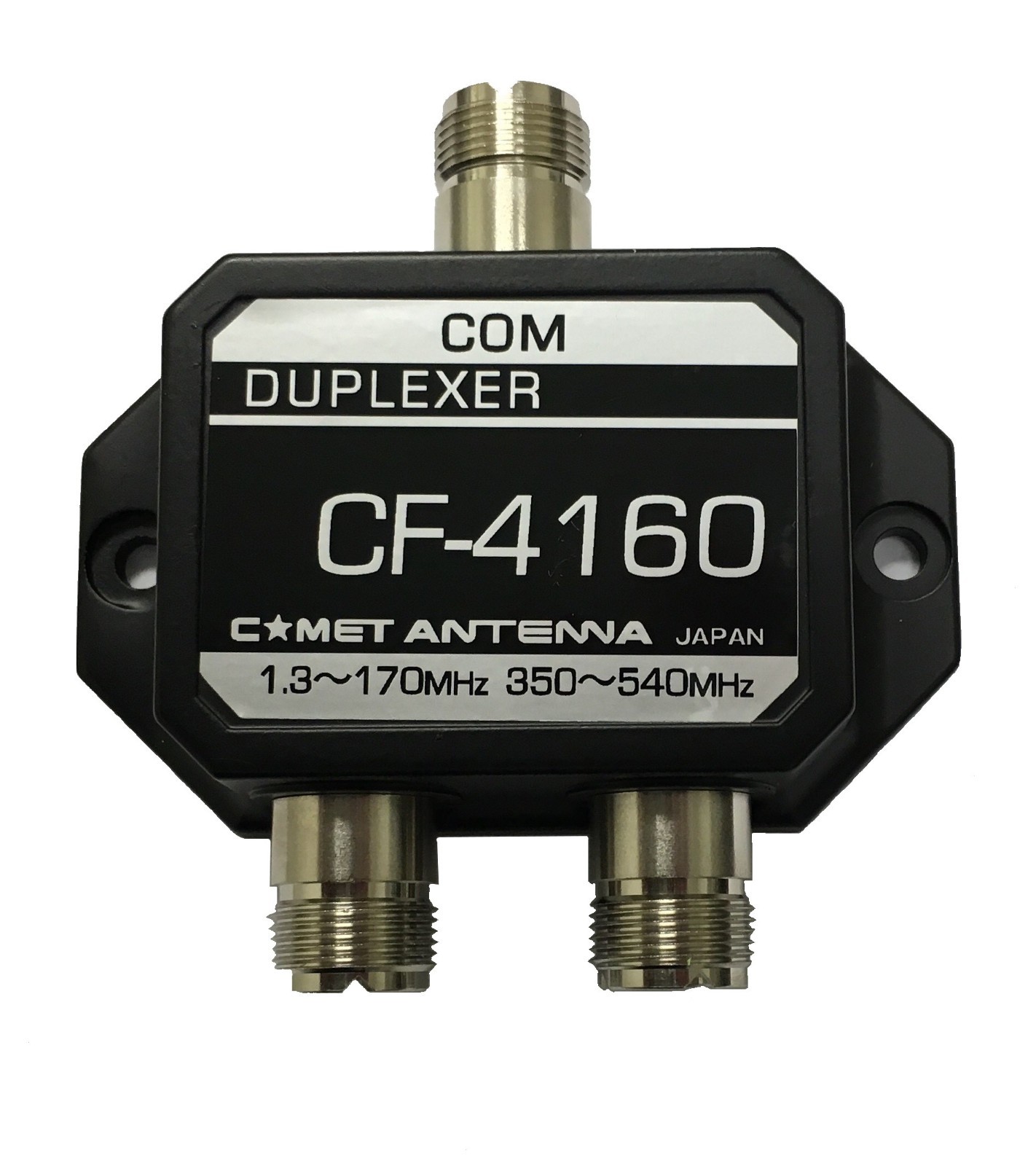 COMET CF-4160J 1.3-170Mhz / 350-540Mhz Duplexer with SO-239 Connectors